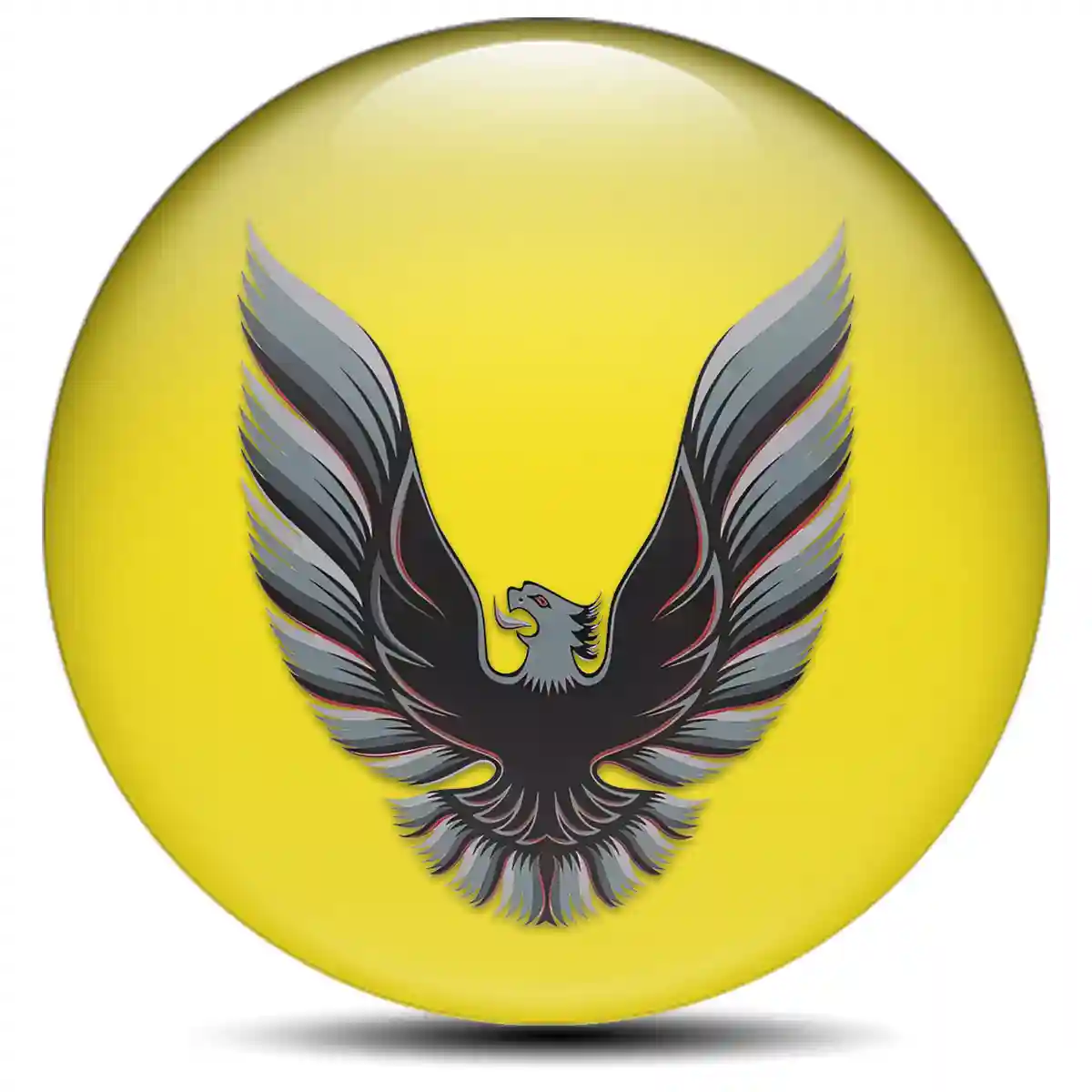 Pontiac Emblem Badge Self-Adhesive Refined Design
