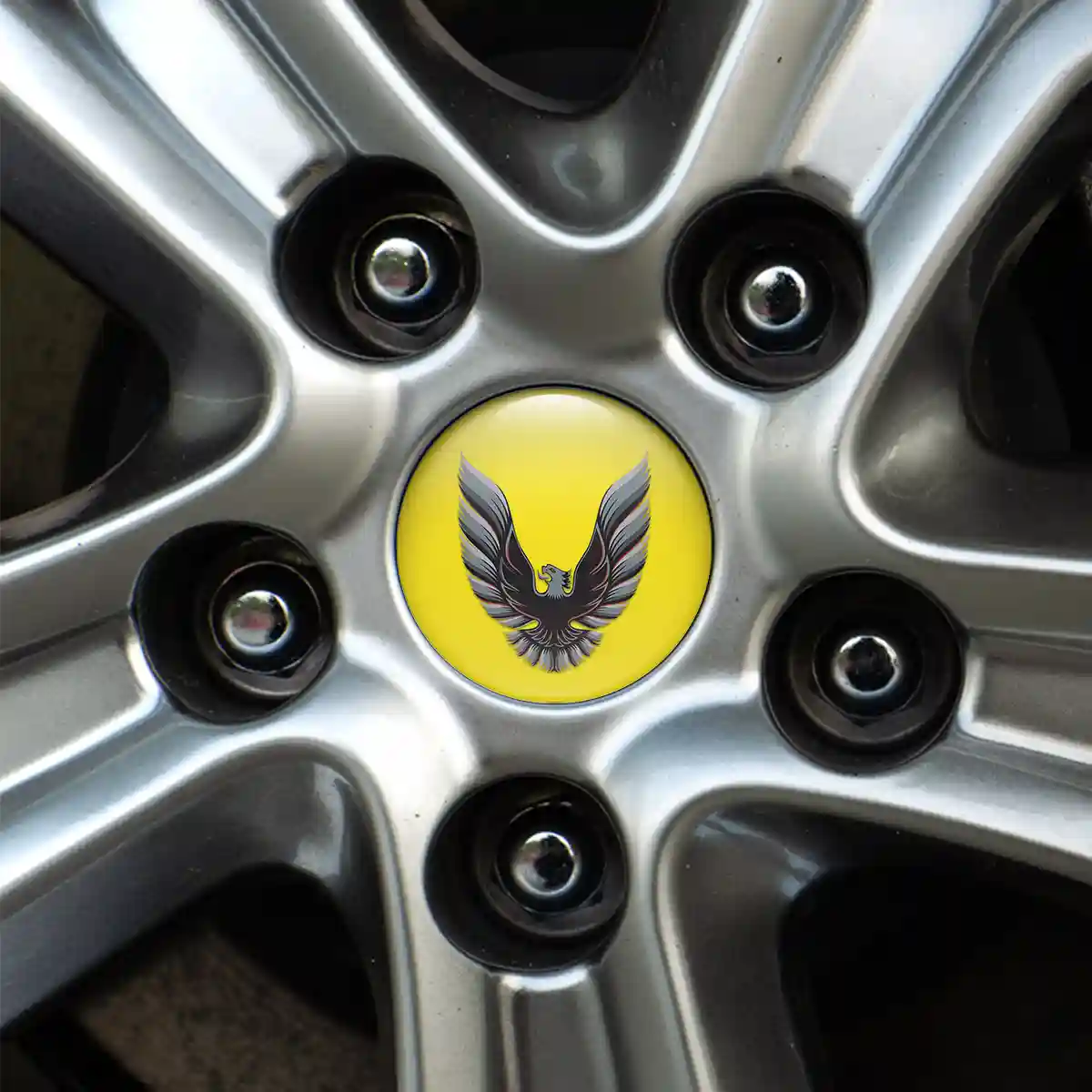 Pontiac Emblem Badge Self-Adhesive Refined Design