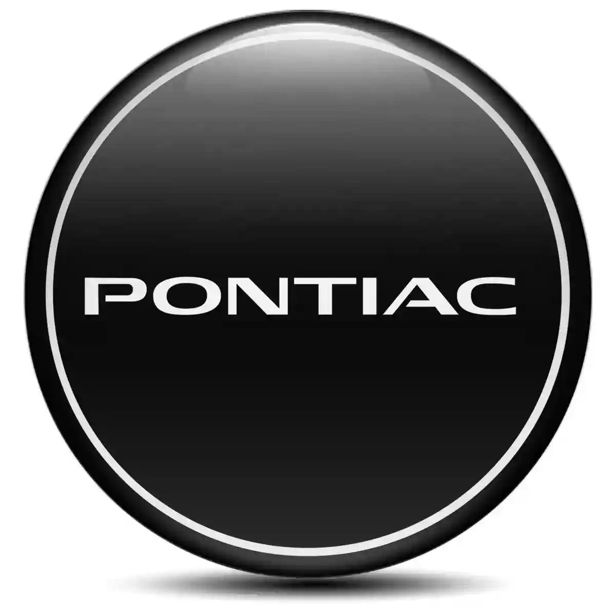 Pontiac Emblem Center Hub Cap Self-Adhesive Sleek Style
