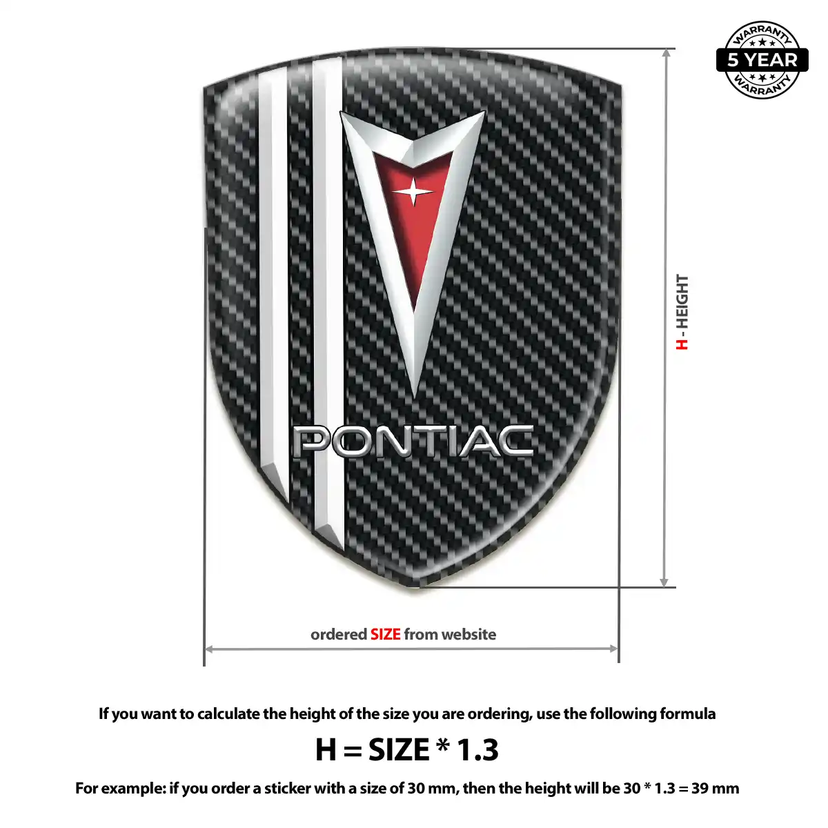 Pontiac Emblem Elite Finish