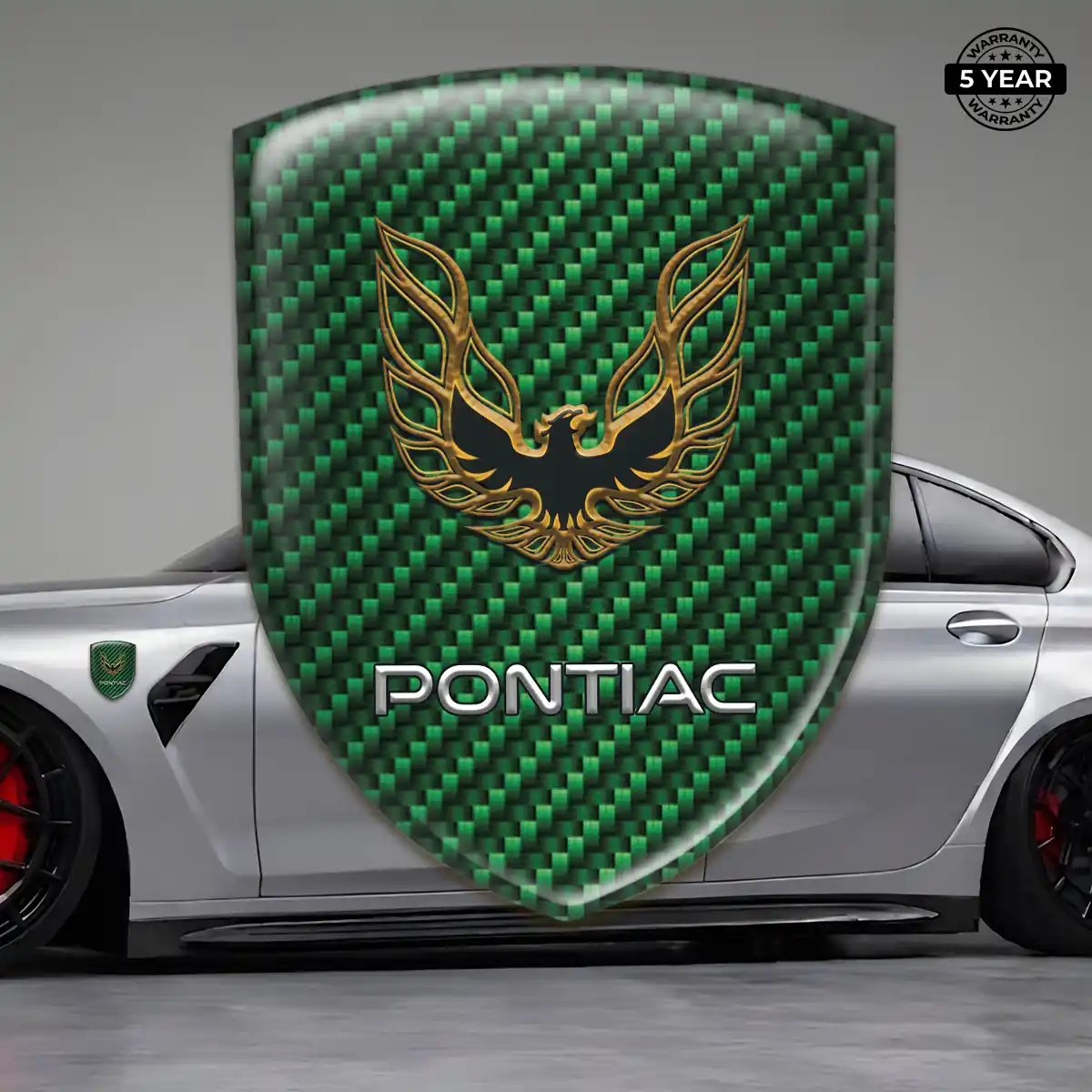 Pontiac Emblem Logo Badge Elite Finish