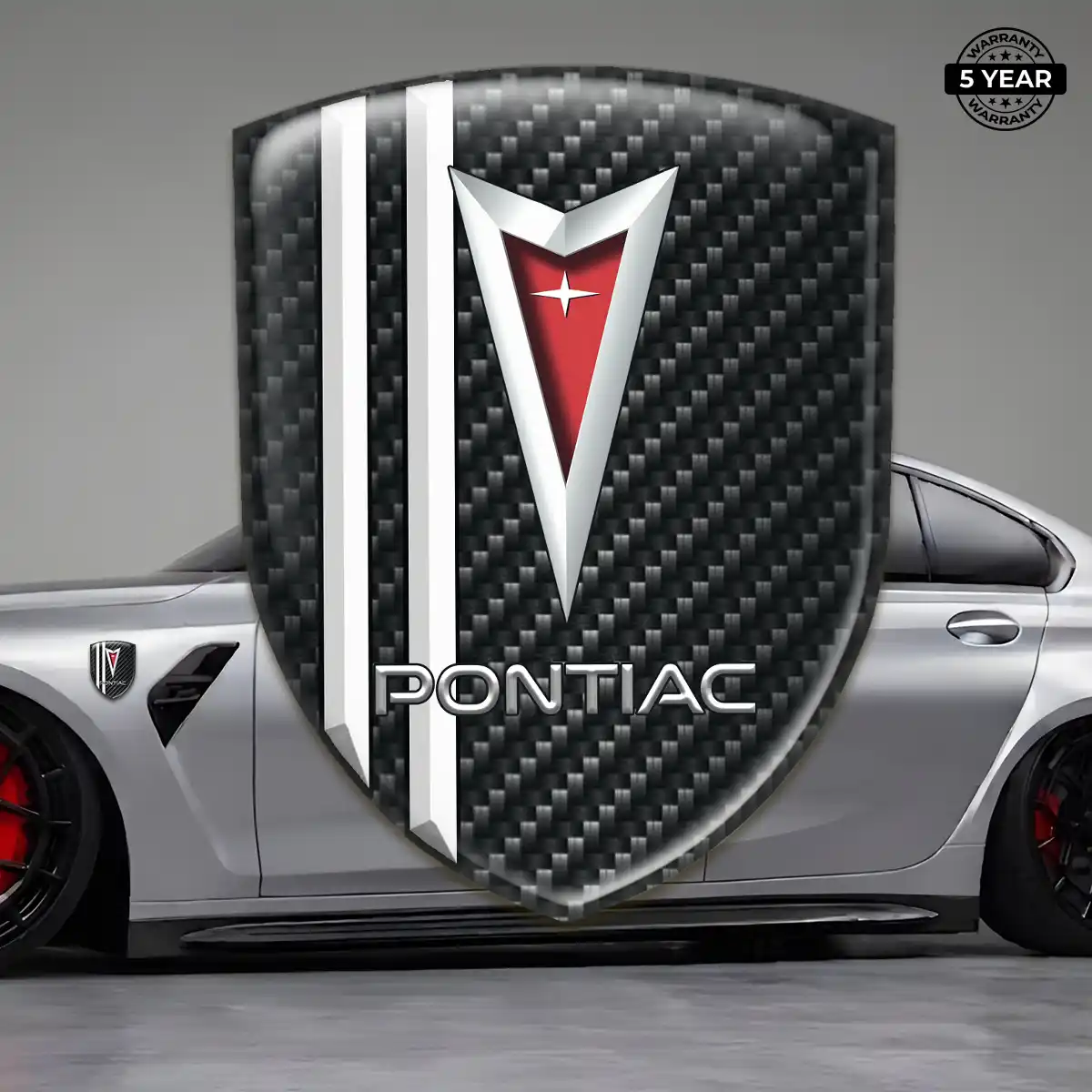 Pontiac Emblem Logo Badge Refined Design