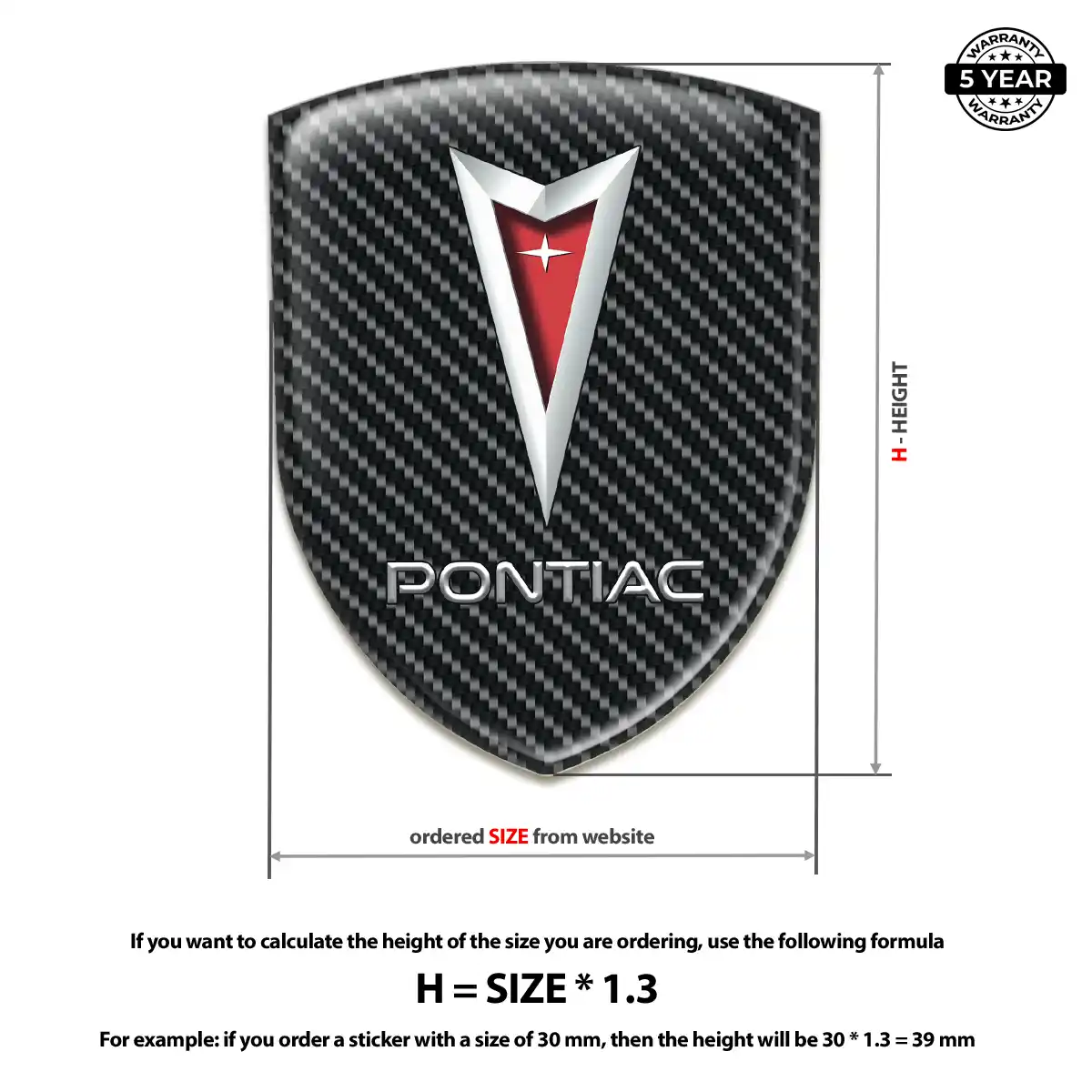 Pontiac Emblem Logo Badge Sleek Style