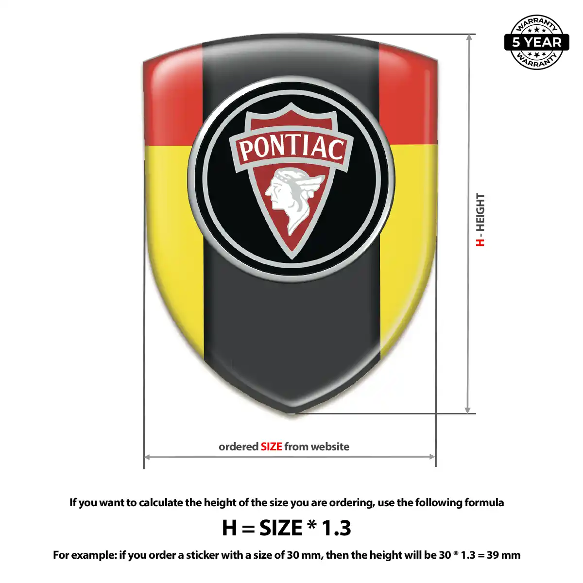 Pontiac Emblem Logo Refined Design
