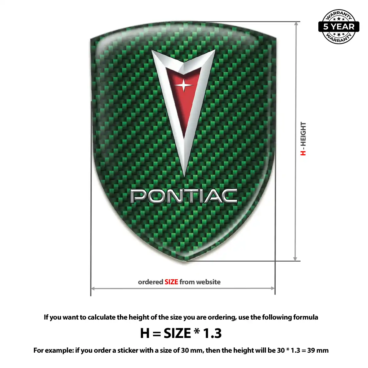 Pontiac Emblem Shield Refined Design