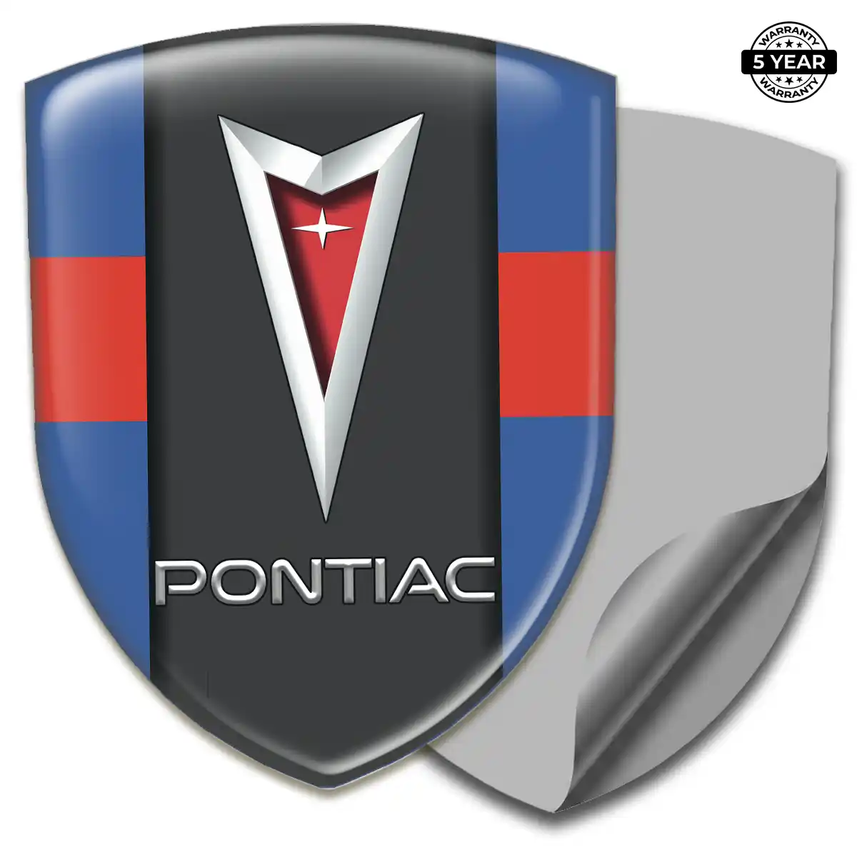 Pontiac Emblem Shield Sleek Style
