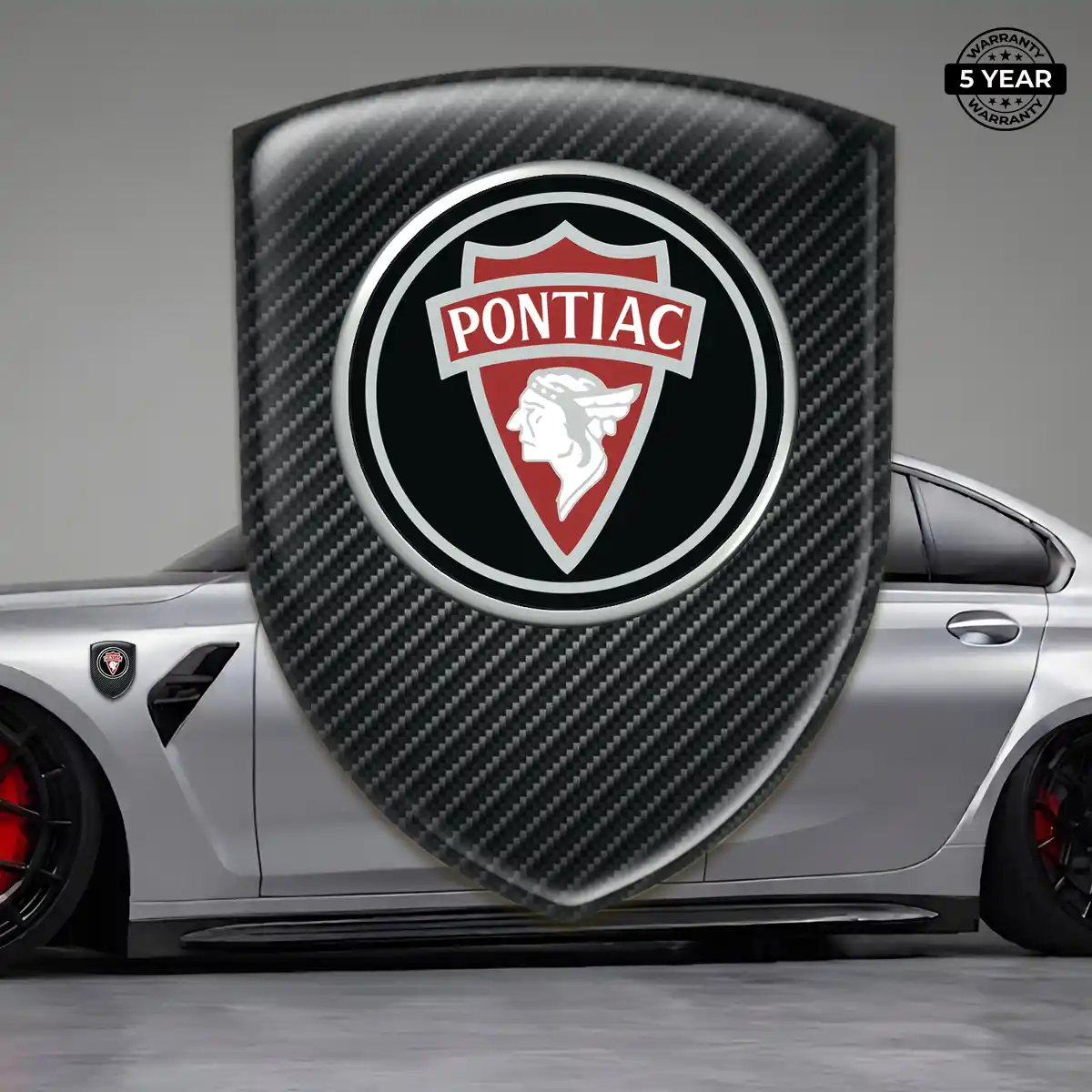 Pontiac Emblem Silicone Sleek Style