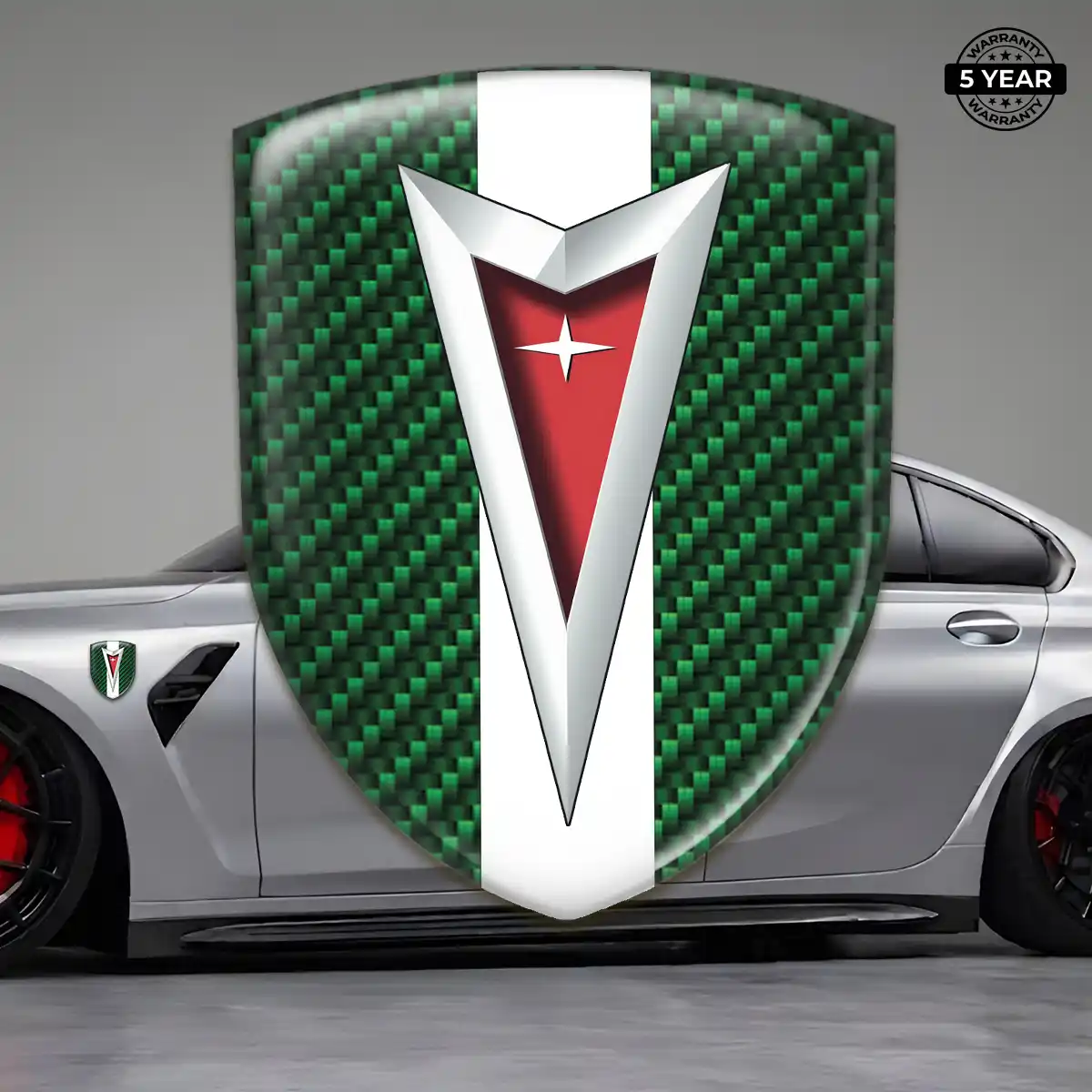 Pontiac Logo Badge Elite Finish