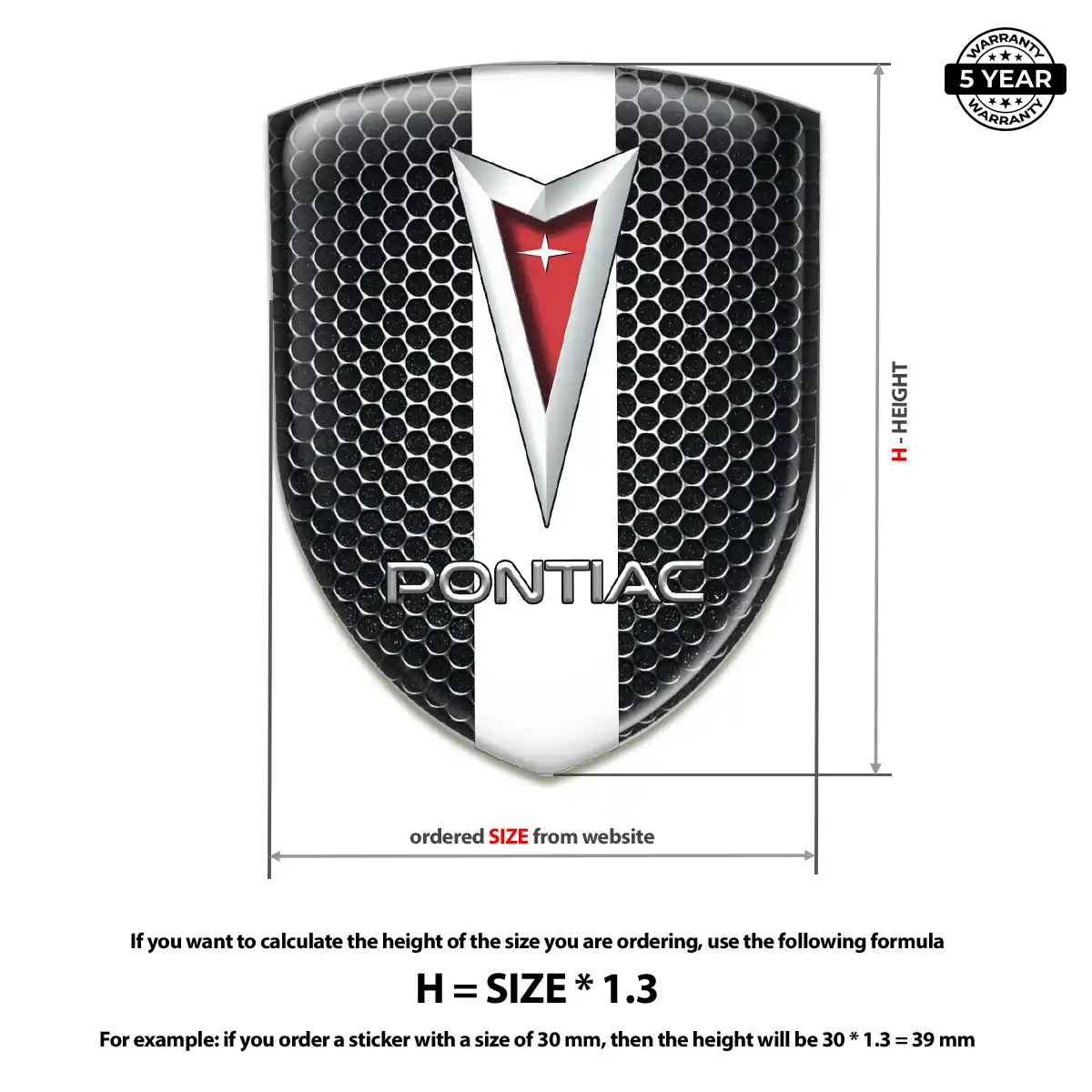 Pontiac Logo Badge Refined Design