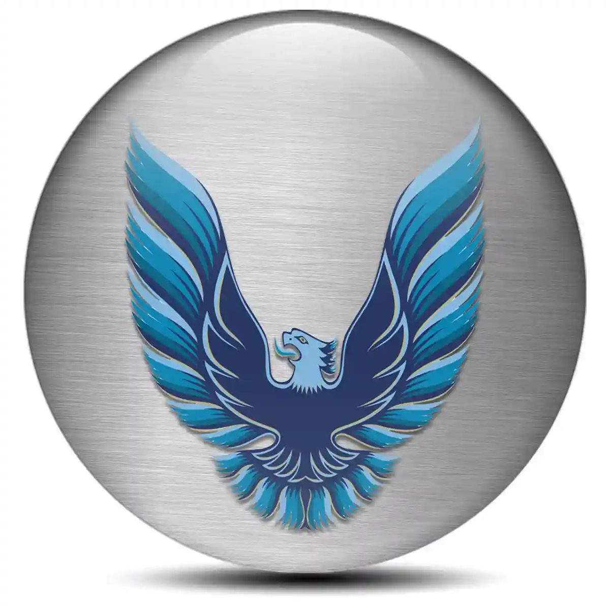 Pontiac Logo Silicone Sticker Self-Adhesive Refined Design