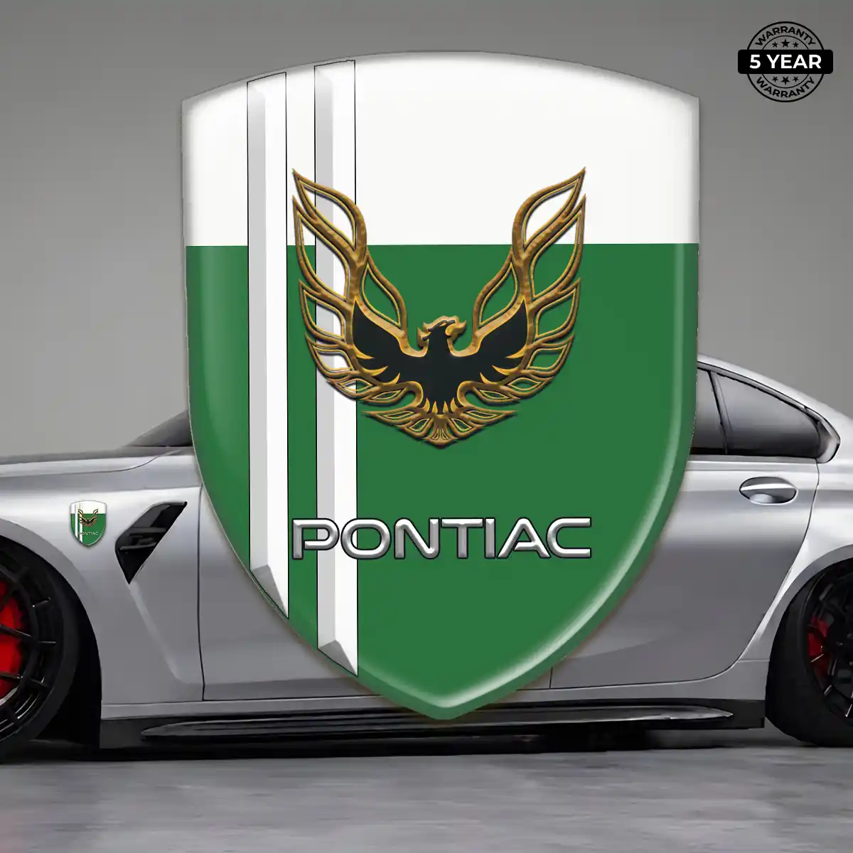 Pontiac Self Adhesive Emblem Sticker Sleek Style