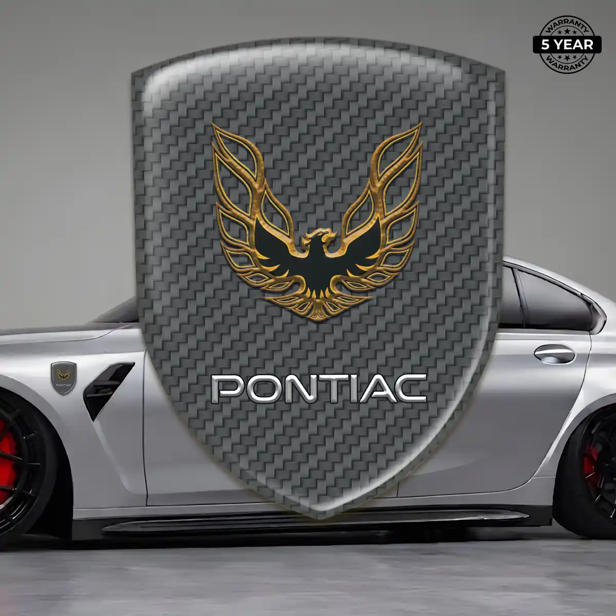 Pontiac Silicone Badge Elite Finish