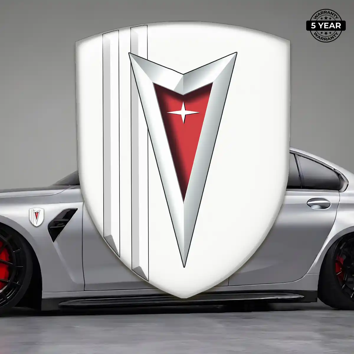Pontiac Silicone Badge Refined Design