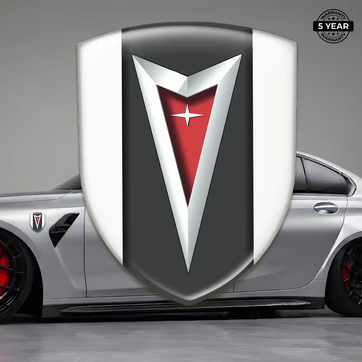 Pontiac Silicone Badge Sleek Style