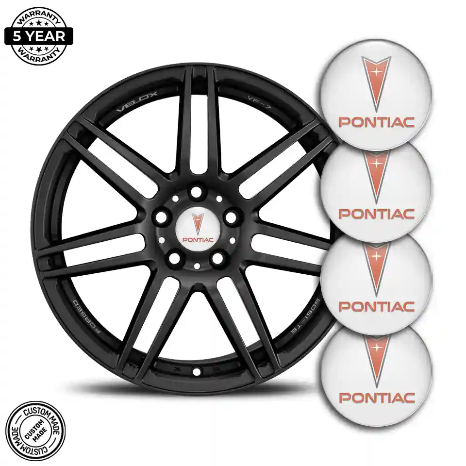 Pontiac Silicone Emblem Self-Adhesive Elite Finish