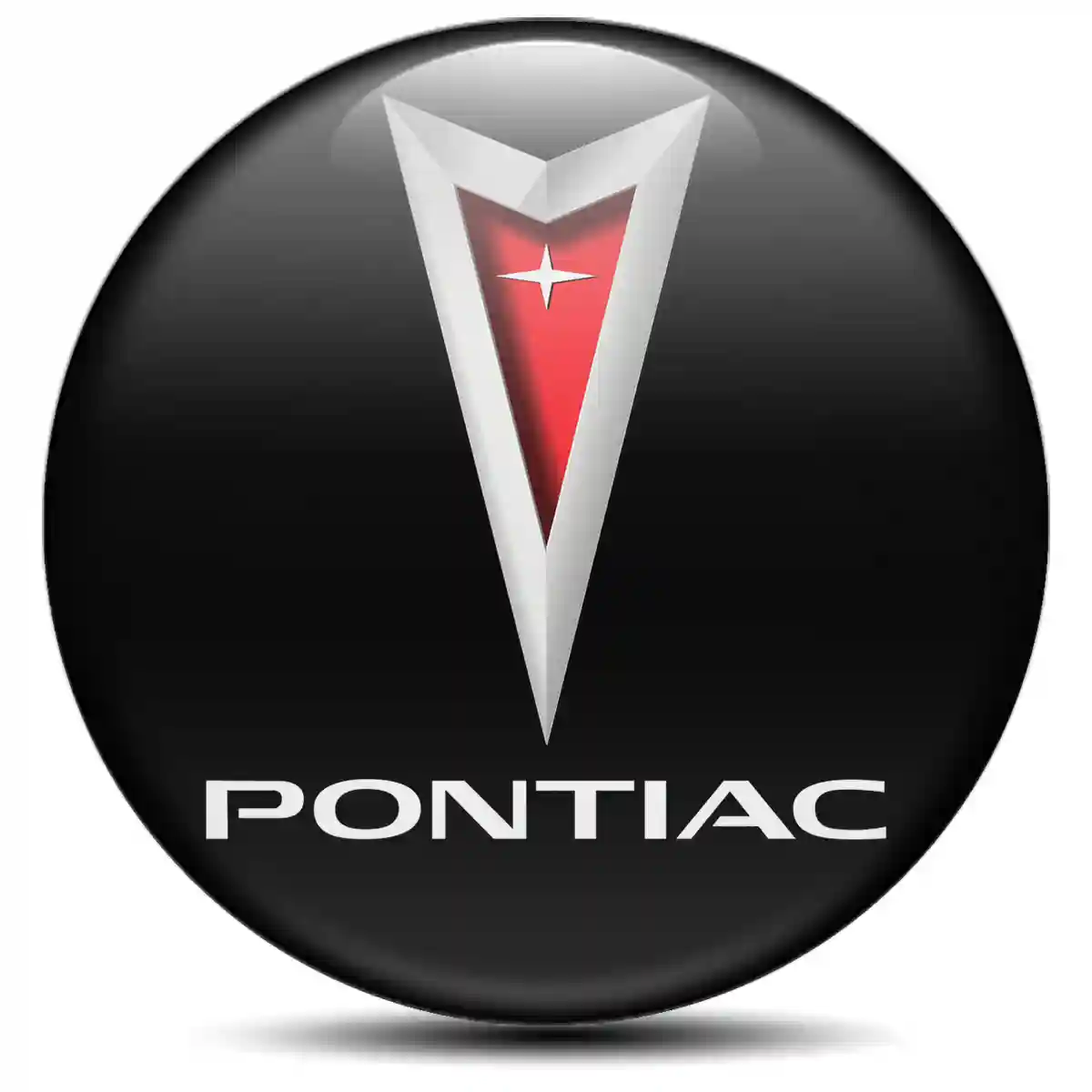 Pontiac Silicone Emblem Self-Adhesive Sleek Style