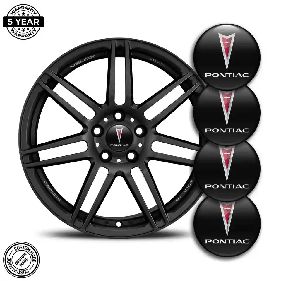 Pontiac Sticker Epoxy 3D Gel Refined Design