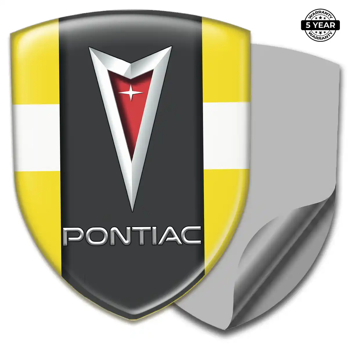 Pontiac Sticker Sleek Style