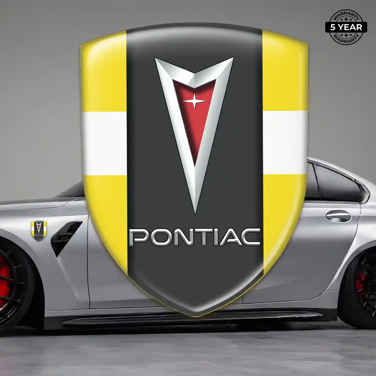 Pontiac Sticker Sleek Style