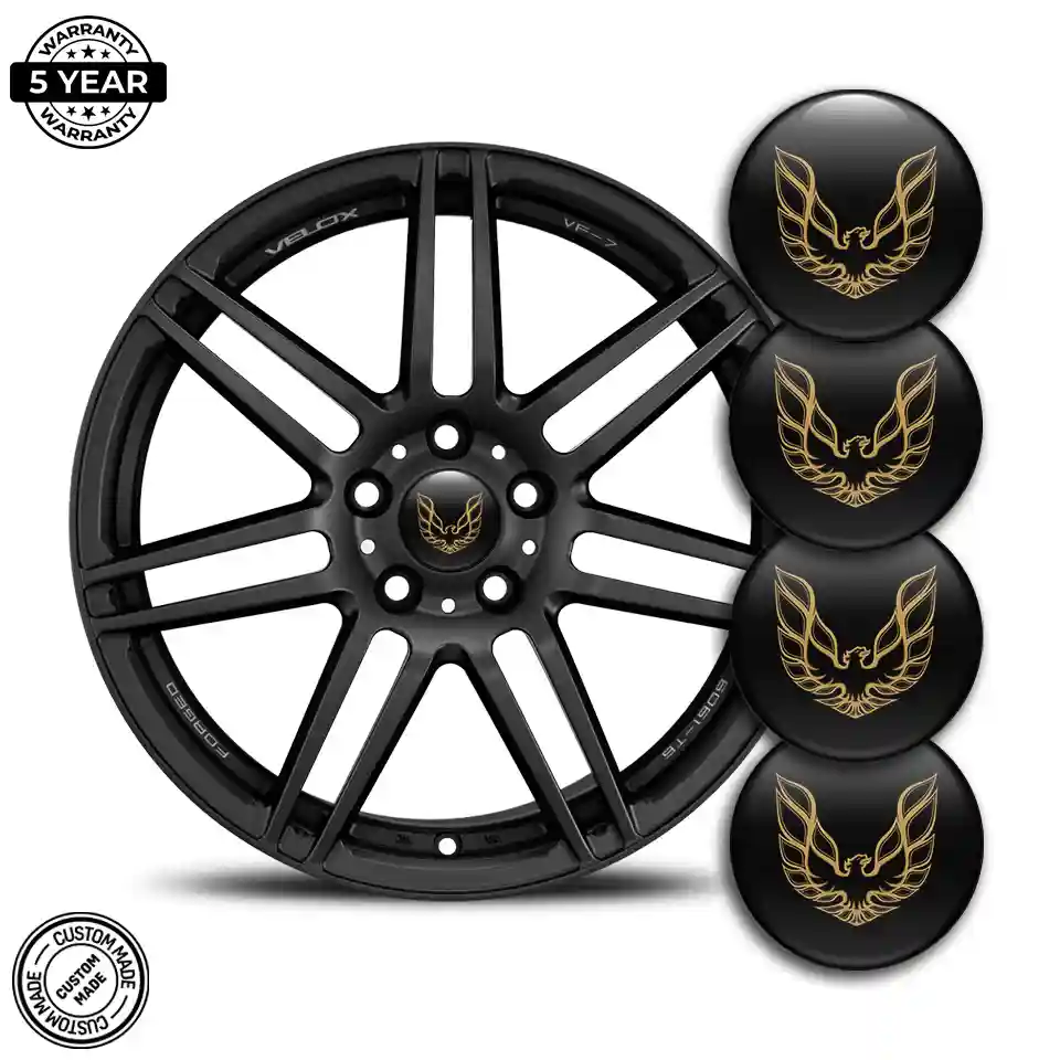 Pontiac Wheel Emblem Self-Adhesive Sleek Style