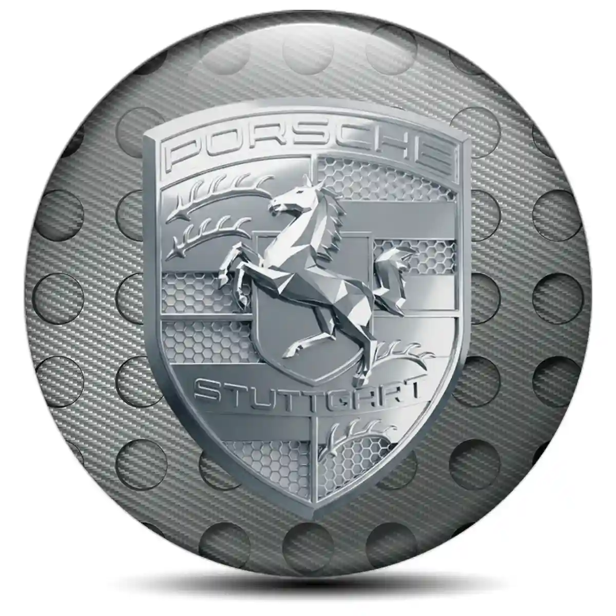 Porsche Badge Emblems Center Cap Exclusive Series