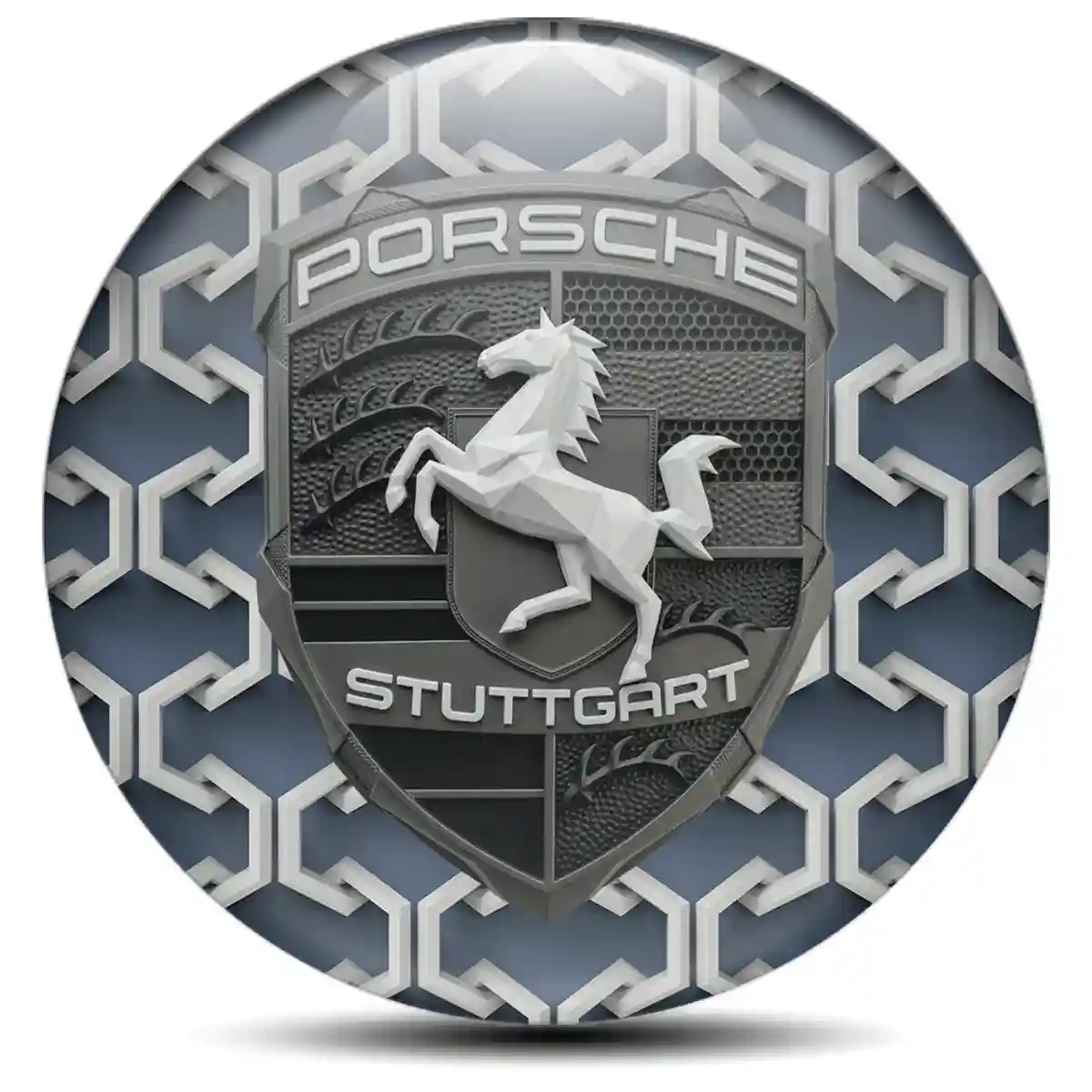 Porsche Badge Emblems Center Cap Exterior Luxe
