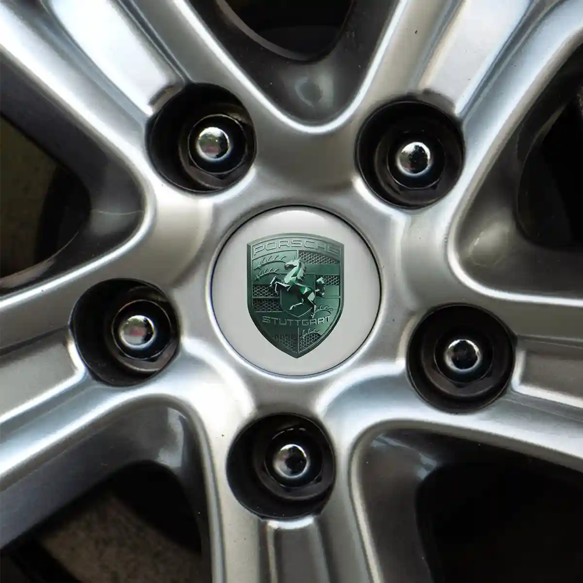 Porsche Badge Emblems Center Cap Interior Elegance