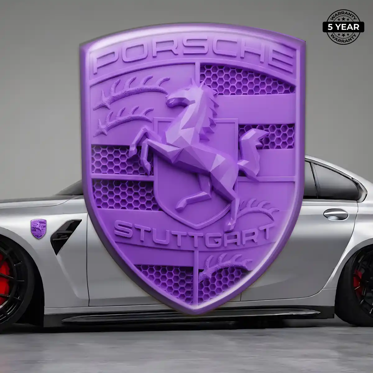 Porsche Badge Sleek Style