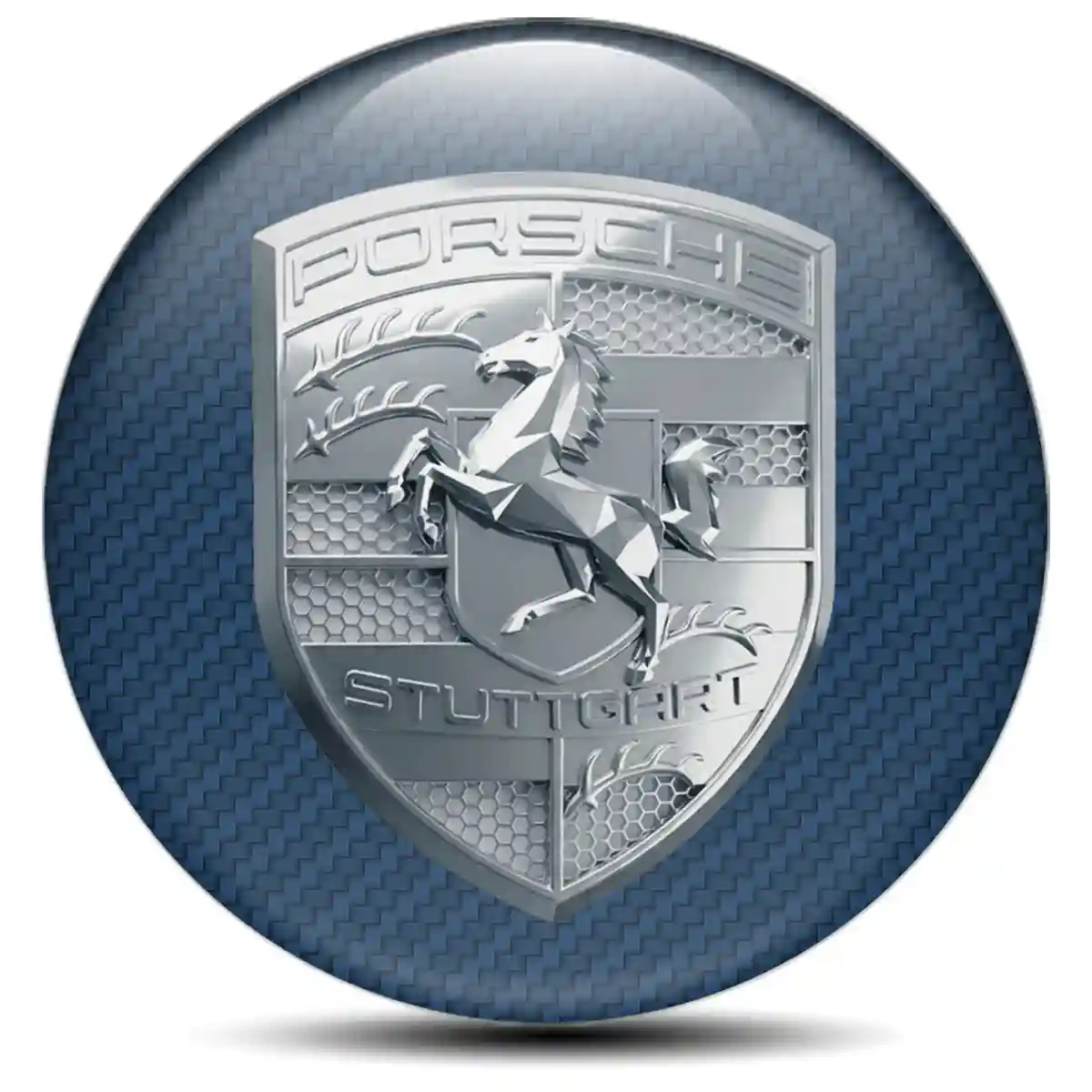 Porsche Domed Emblem Cabin Style