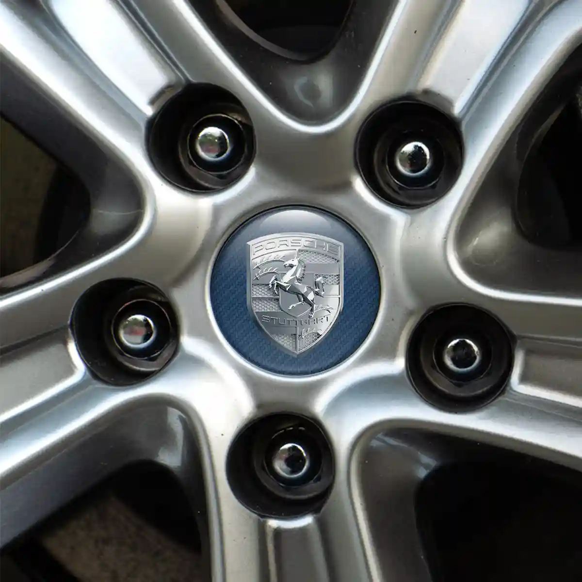 Porsche Domed Emblem Cabin Style