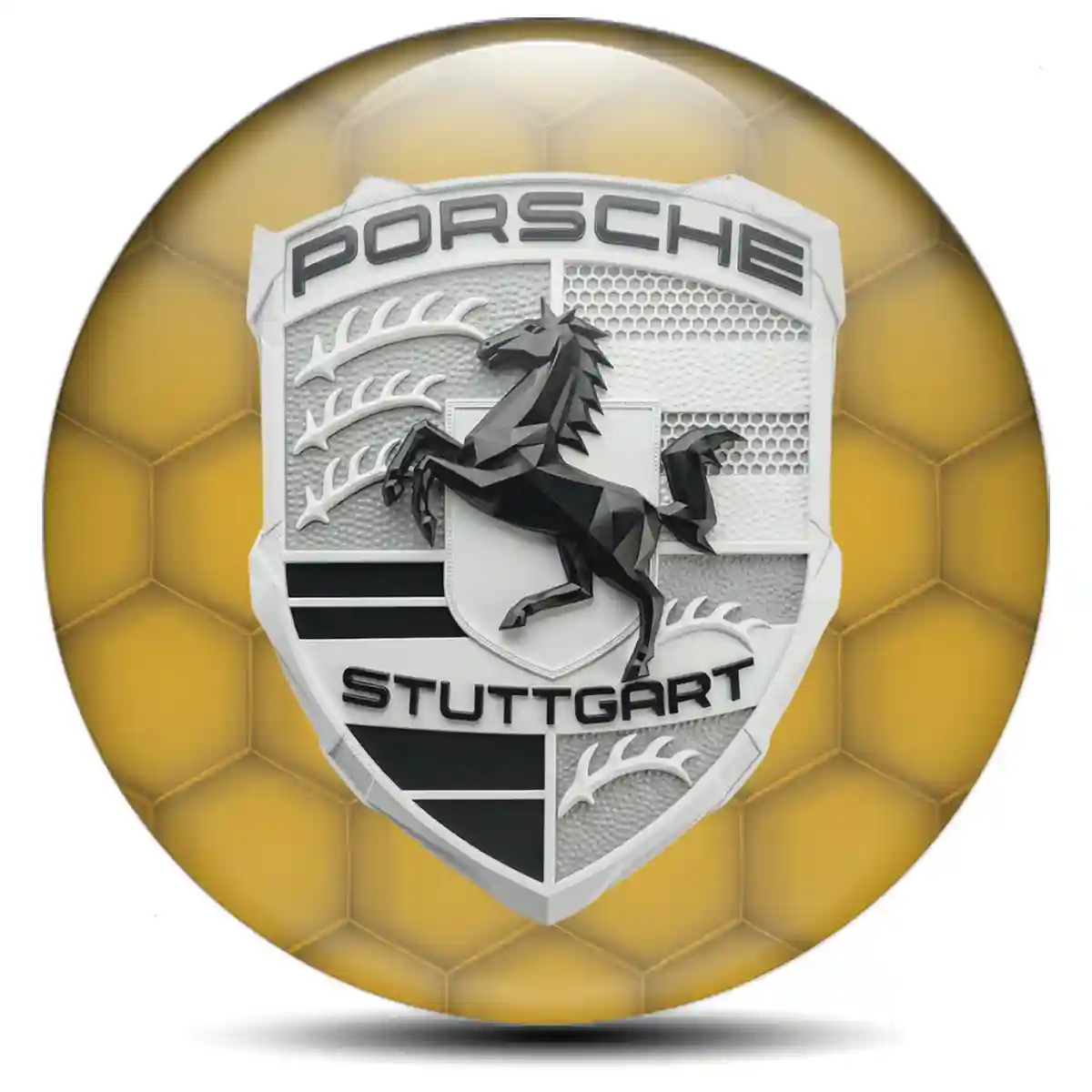 Porsche Domed Emblem Elite Edition