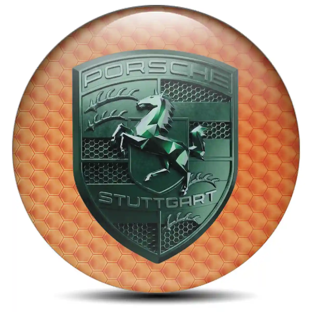 Porsche Domed Emblem Exclusive Series