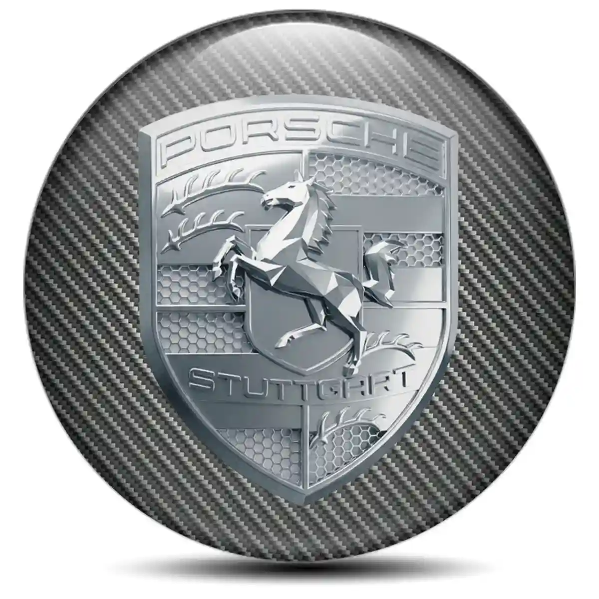 Porsche Domed Emblem Opulent Line
