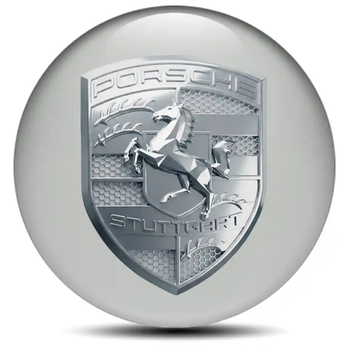 Porsche Domed Emblem Outer Style