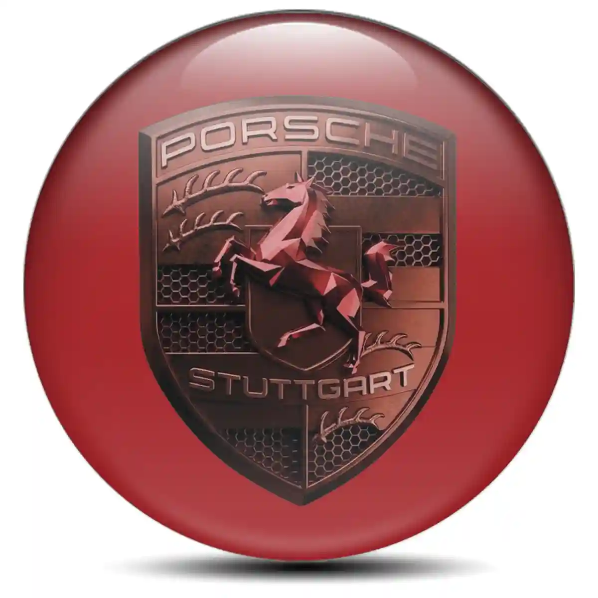 Porsche Domed Emblem Prime Quality