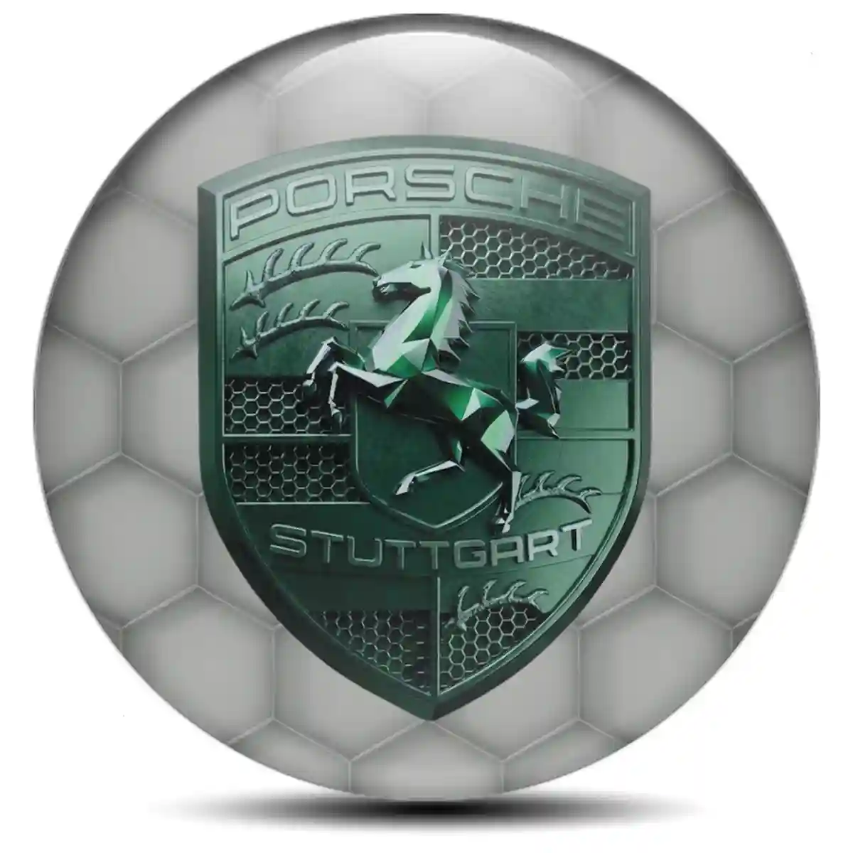 Porsche Domed Emblem Resin Elite