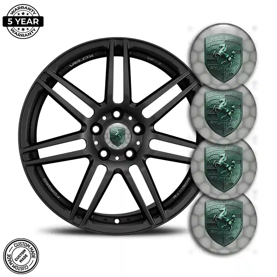 Porsche Domed Emblem Resin Elite