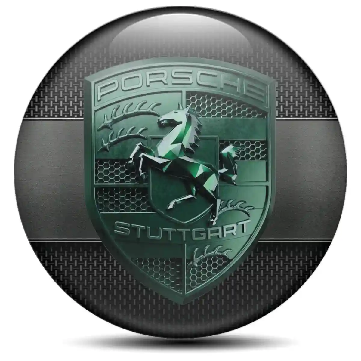 Porsche Domed Emblem Signature Edition