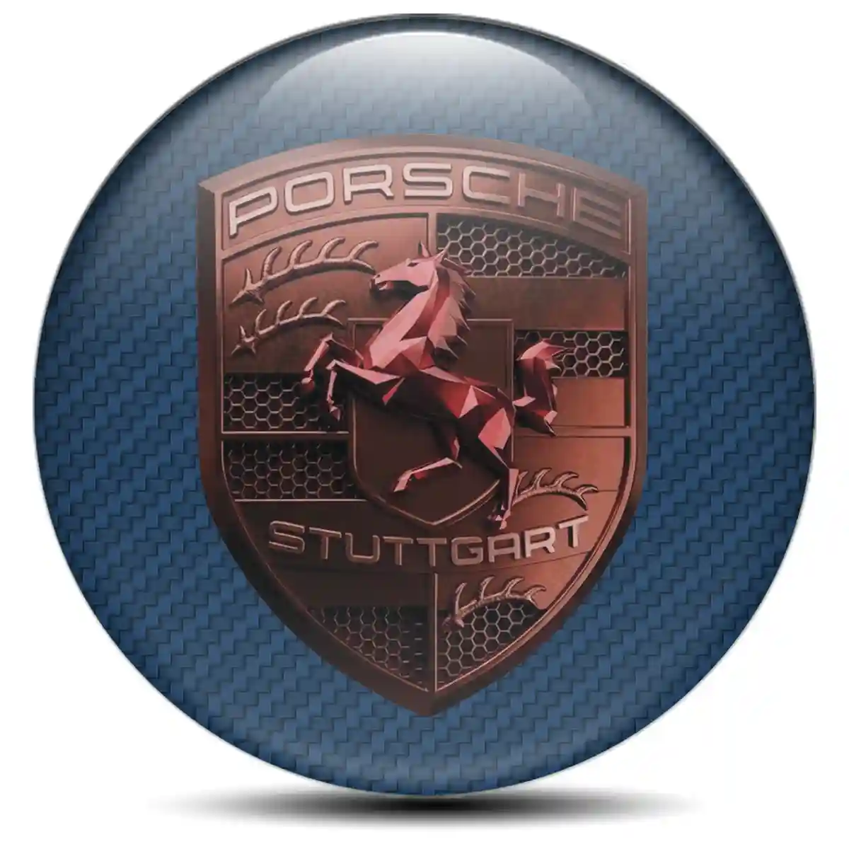 Porsche Domed Emblem Signature Grade