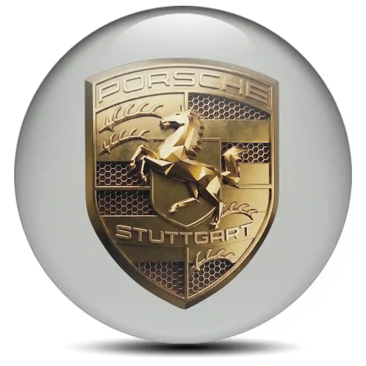 Porsche Domed Sticker Deluxe Edition