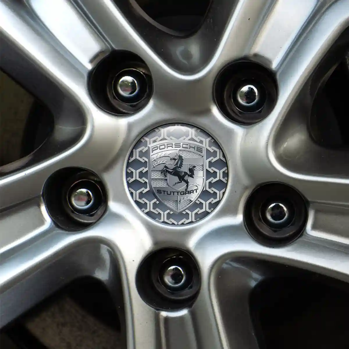 Porsche Domed Sticker Noble Edition