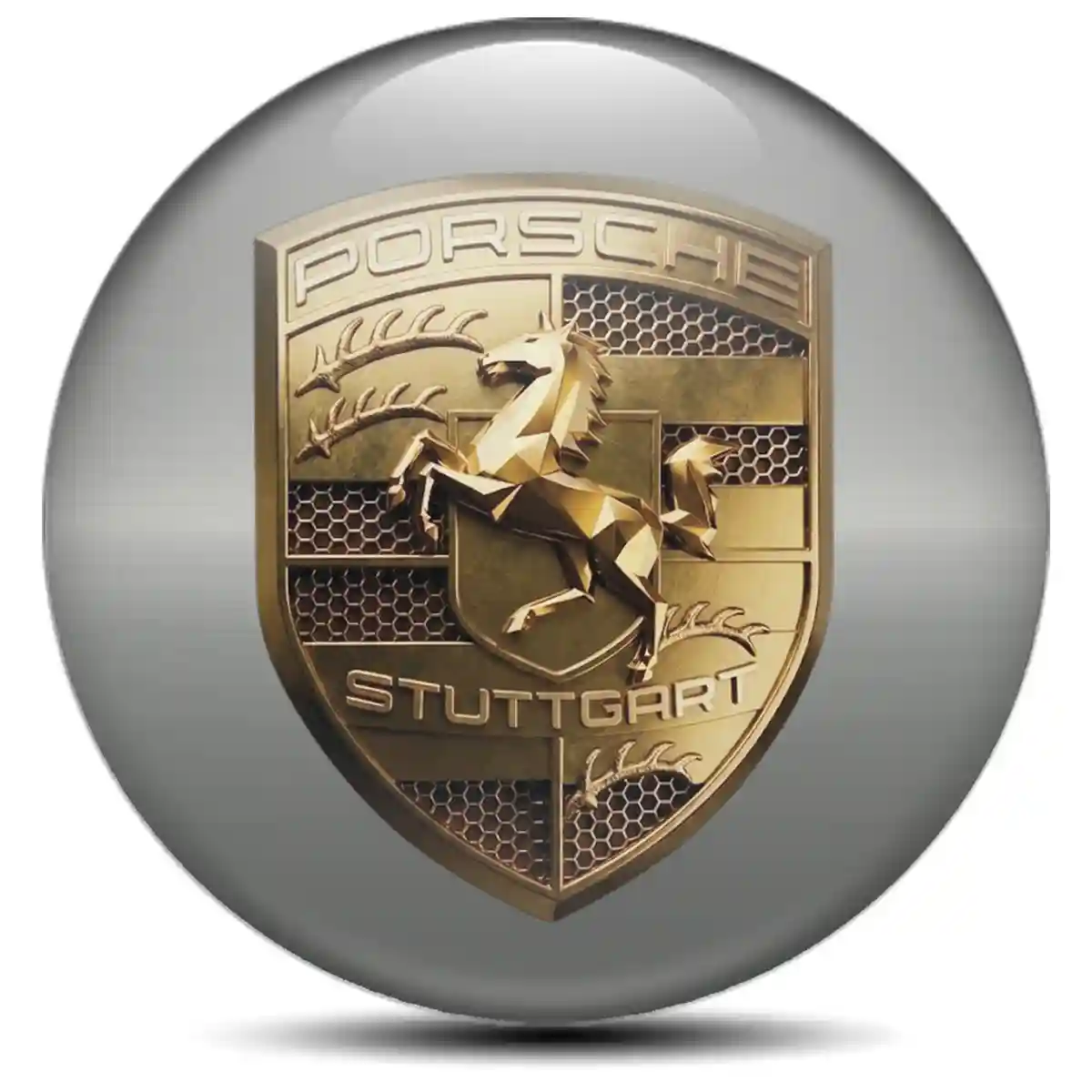 Porsche Domed Sticker Opulent Line