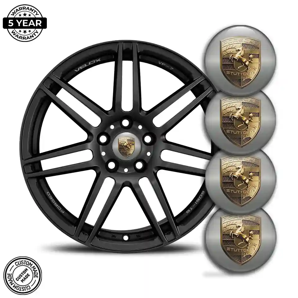 Porsche Domed Sticker Opulent Line