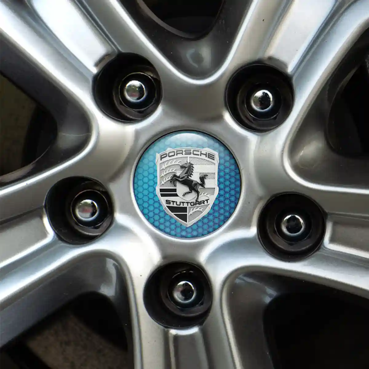 Porsche Domed Sticker Resin Elite