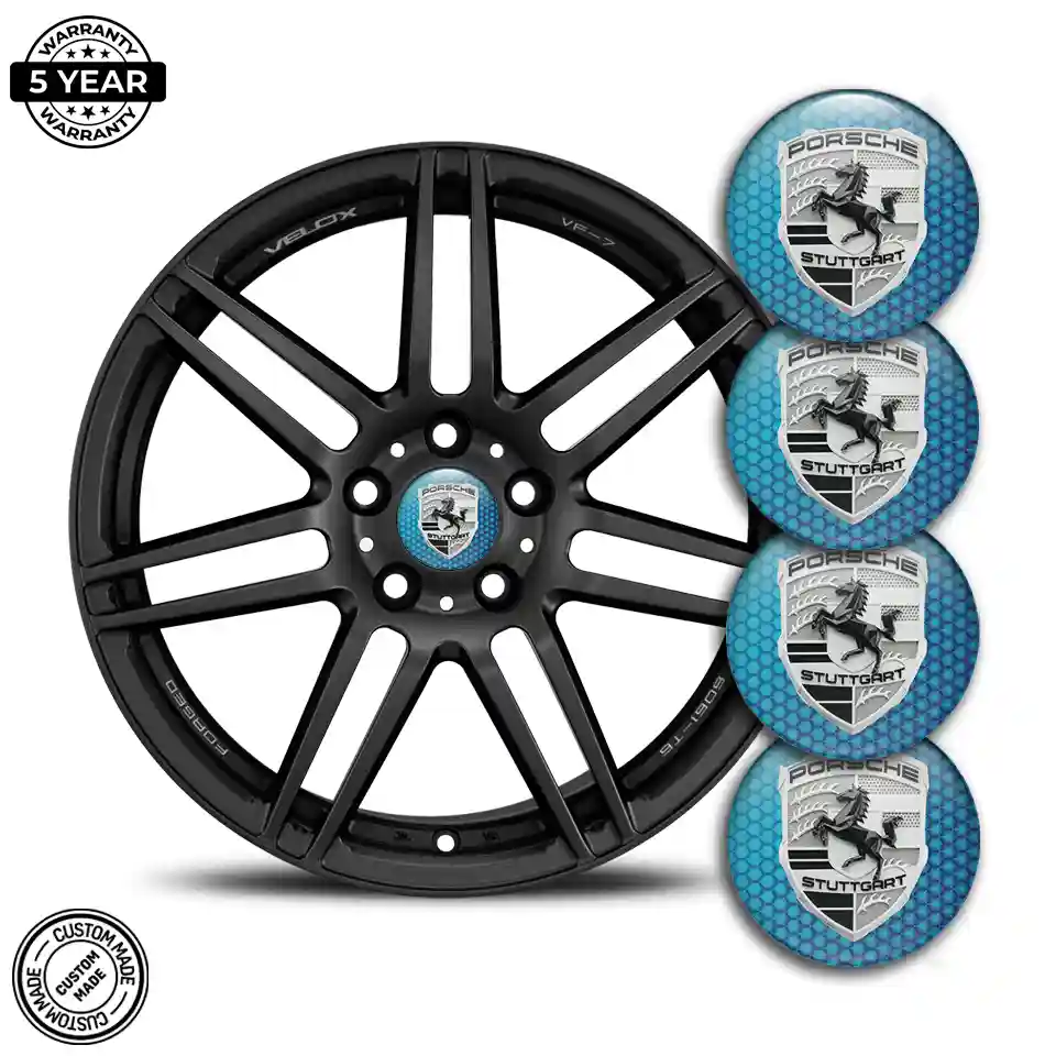 Porsche Domed Sticker Resin Elite