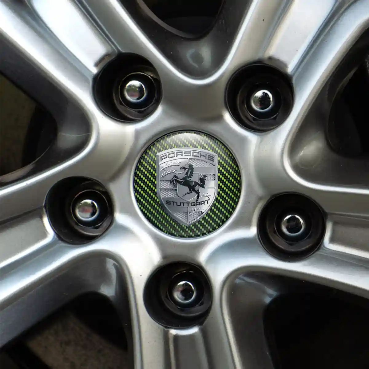 Porsche Domed Sticker Self-Adhesive Auto Tuning