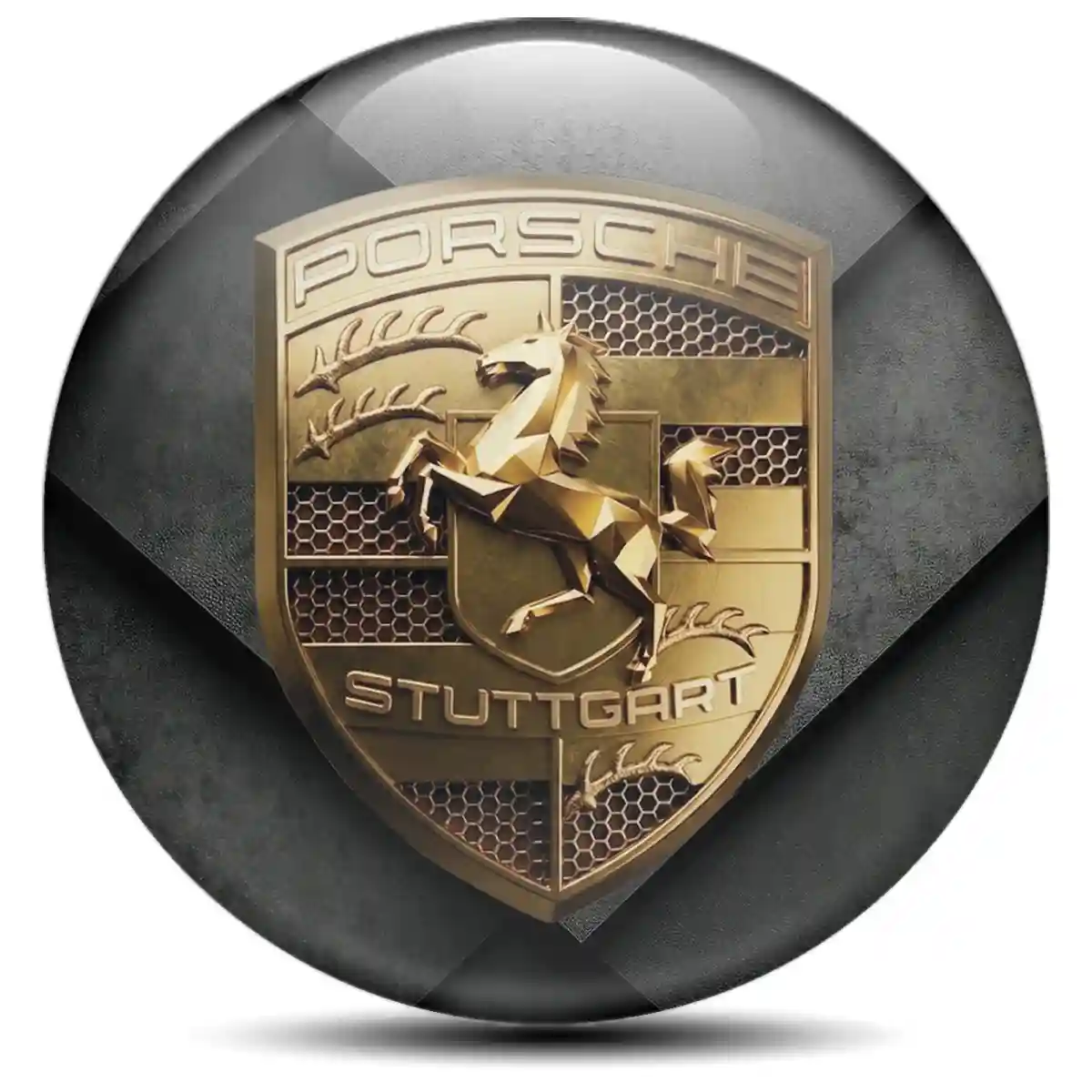 Porsche Domed Sticker Signature Edition