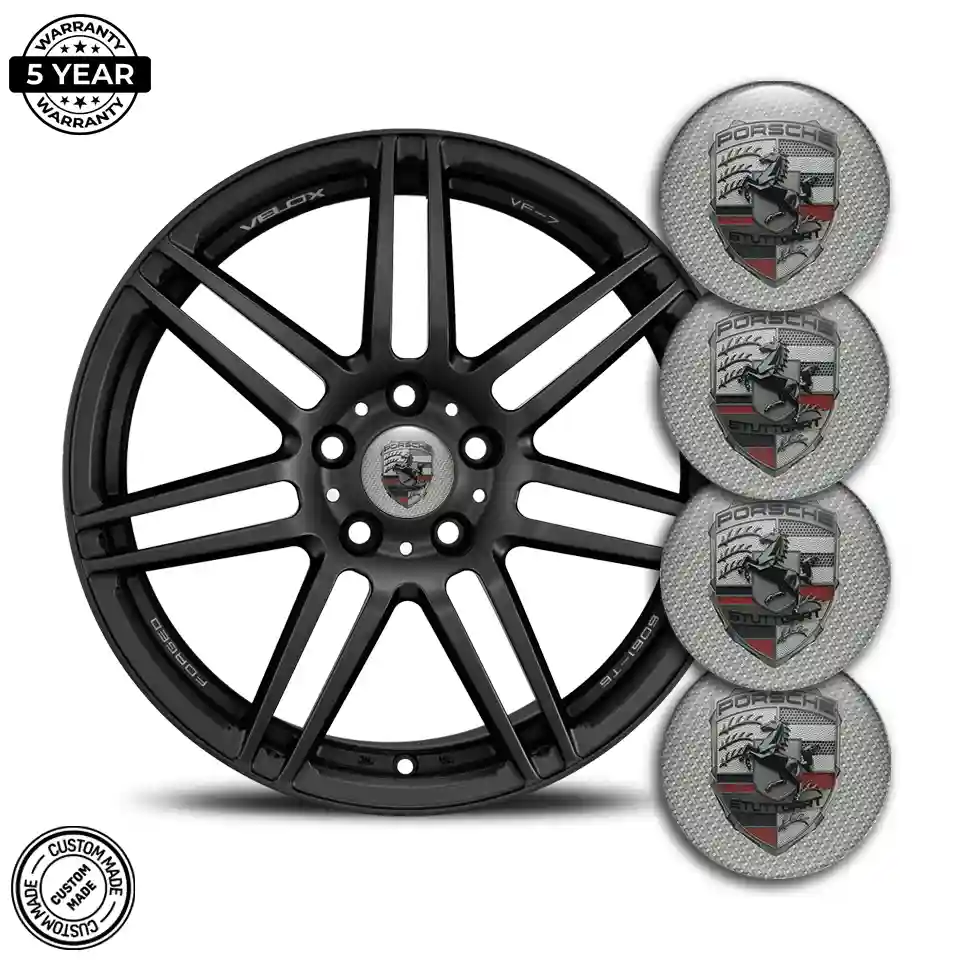 Porsche Domed Sticker Sport Tuning