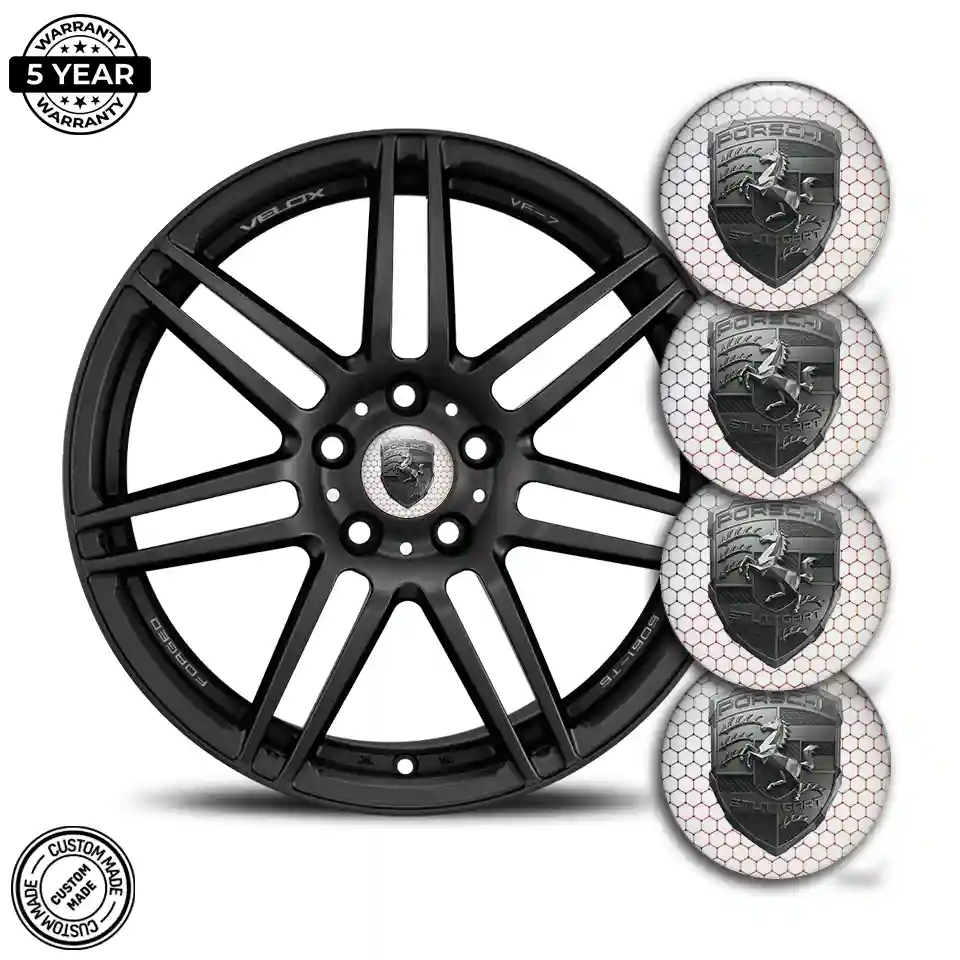 Porsche Domed Sticker Superior Craft