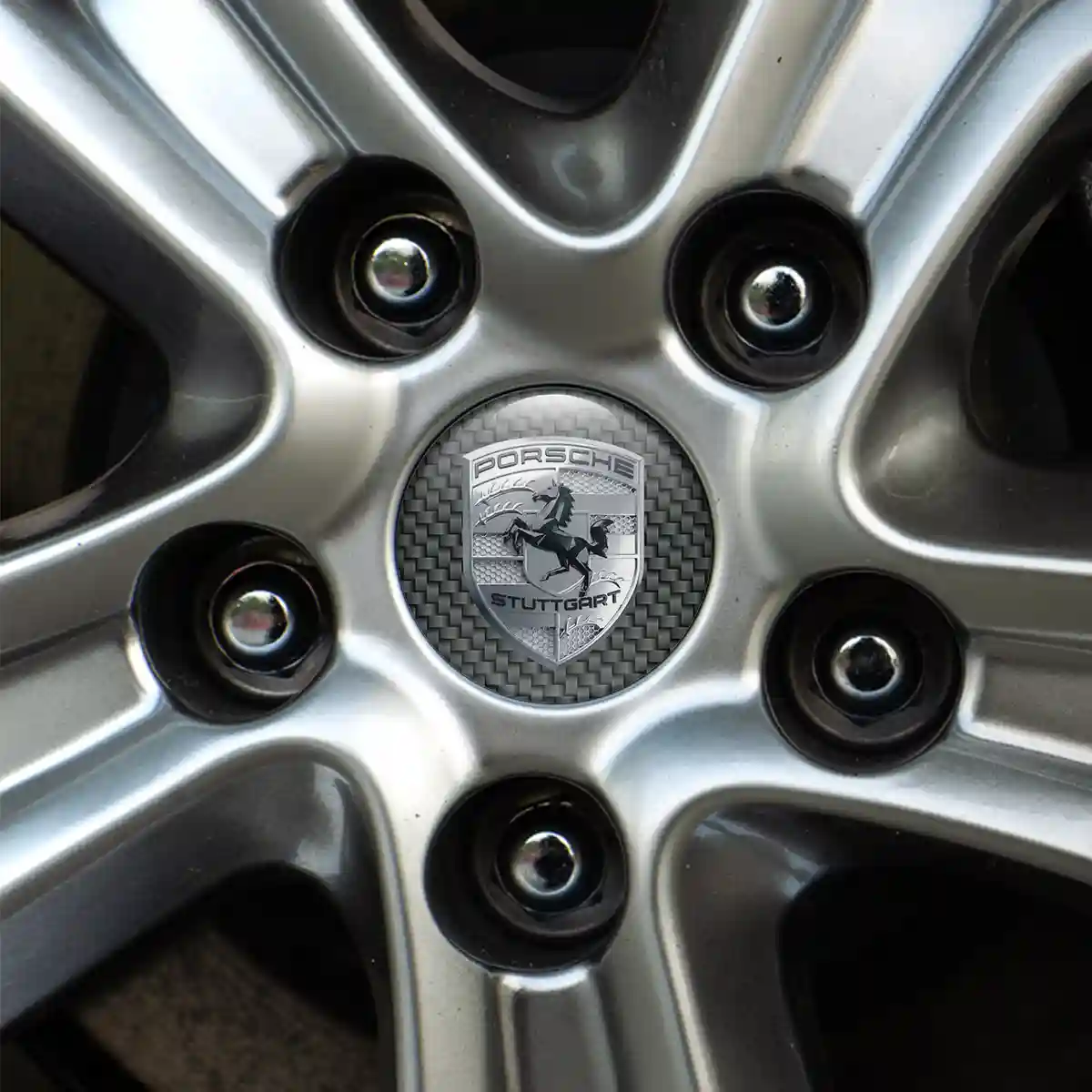 Porsche Emblem Badge Exterior Luxe